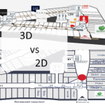 3D vs 2D floor plans in wayfinding